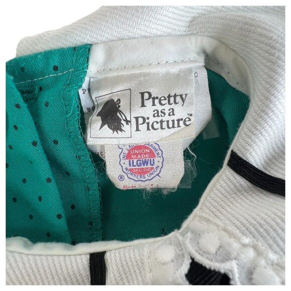 Vintage Pretty as a Picture Toddler Girl Dress 18 Month Long Sleeve Polka Dot - Picture 5 of 5